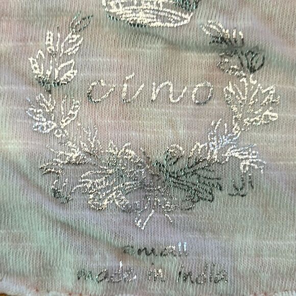 Cino gorgeous Paisley mixed media top nwot size small - Picture 3 of 9